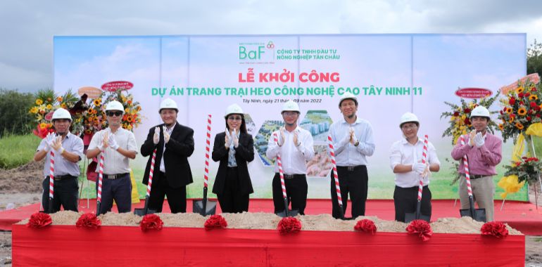 Lễ khởi công xây dựng trang trại chăn nuôi heo tại Tây Ninh
